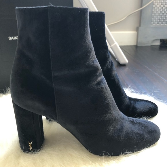 SAINT LAURENT LouLou Ankle Boots - Picture 2 of 8